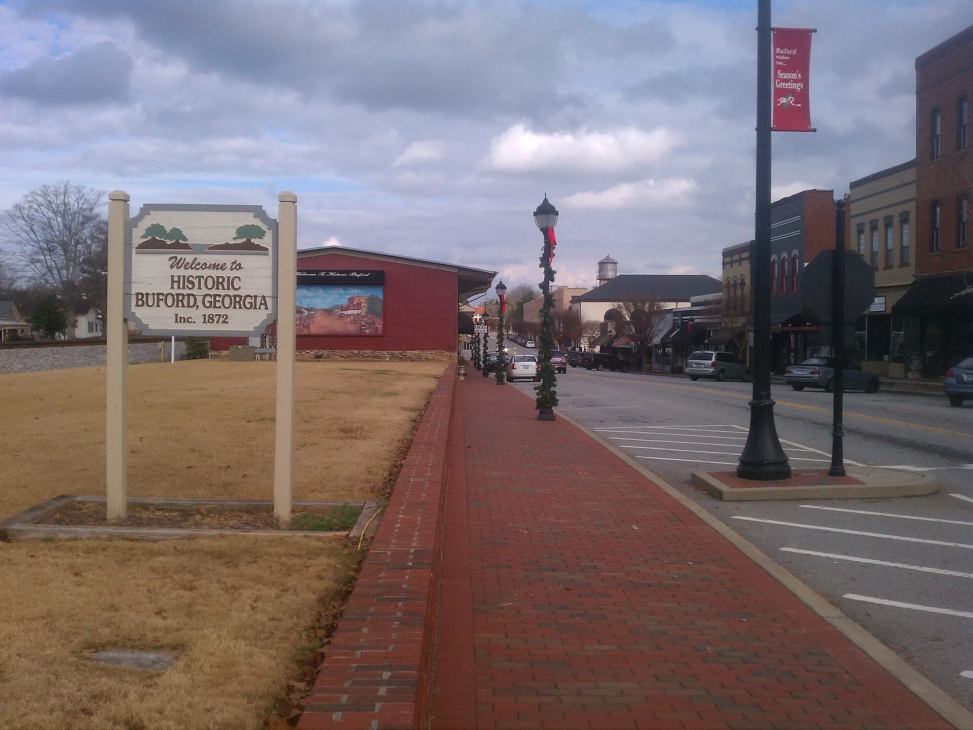 Downtown Buford, Georgia, where NGT Technology provides IT support