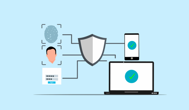 Free cybersecurity security authentication vector