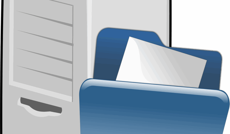 Free computer file network vector