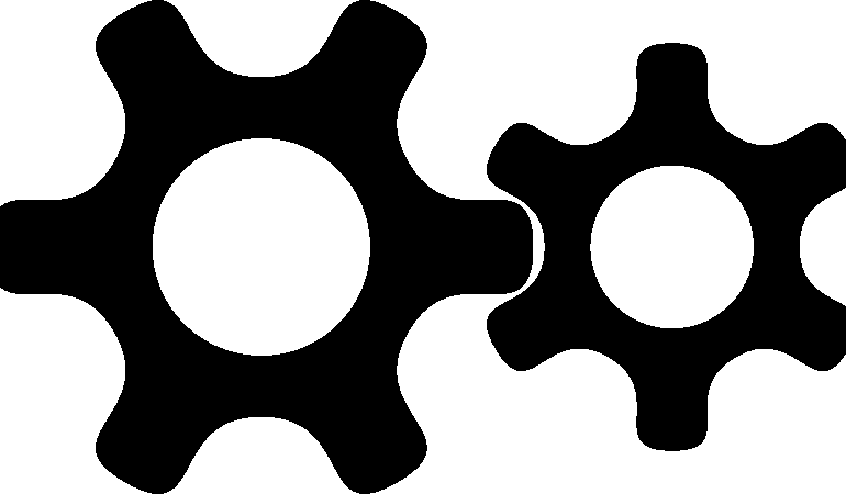 Free gear machine mesh vector